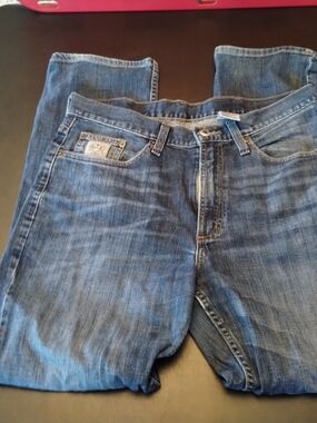 Cinch Men's Straight Leg Dark Blue Denim Jeans Size 32x30